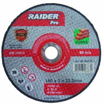 Raider  160136 - Disc taiere piatra 180x22.2x3 mm 1 buc