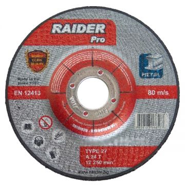 Raider  160145 - Disc polizare metal 125x22.2x6  mm
