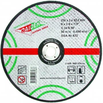 Raider  161103 - Disc taiere piatra 230x22.2x3.2 mm 1 buc