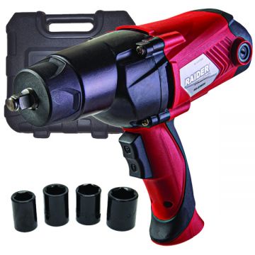 Raider  RD-EIW04 - Masina de insurubat cu impact 1100 W 450 Nm - patrat 1/2 inch valiza plastic
