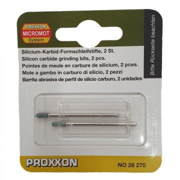 Set biaxuri  din carbura de siliciu de forma cilindrica Micromot Proxxon 28270, O2.5 mm, 2 piese Set biaxuri  din carbura de siliciu de forma cilindrica Micromot Proxxon 28270, O2.5 mm, 2 piese
