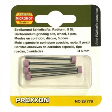 Set biaxuri din corindon in forma de disc Micromot Proxxon 28776, O6 mm, 5 bucati Set biaxuri din corindon in forma de disc Micromot Proxxon 28776, O6 mm, 5 bucati