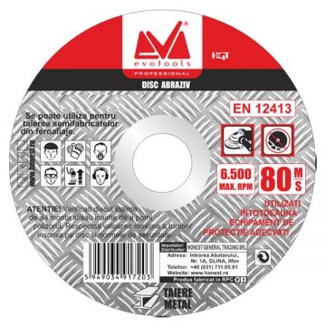 Evotools  613022 - Disc taiere metal 115x22.2x1.2 mm 1 buc