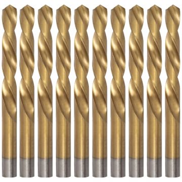 Evotools  676047 - Set burghie metal HSS-TIN 8  mm tija cilindrica 10  bucati