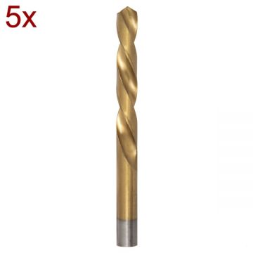 Evotools  676061 - Set burghie metal HSS-TIN 13  mm tija cilindrica 5  bucati