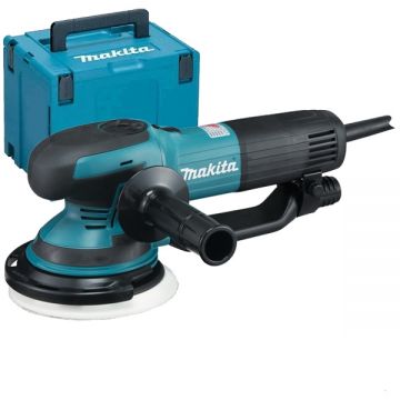 Makita  BO6050J - Slefuitor cu excentric 750 W 150 mm turatie constanta turatie reglabila valiza speciala