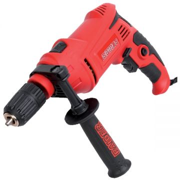 Raider  RD-ID41 - Masina de gaurit cu percutie 750 W mandrina rapida 13 mm