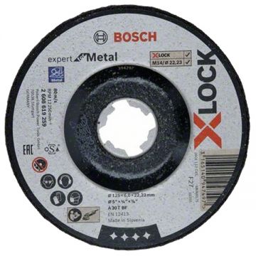 Bosch  Expert for Metal - Disc polizare metal 125x22.2x6  mm