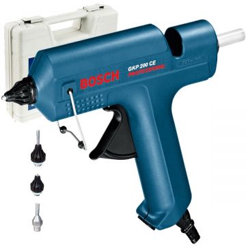 Bosch  GKP 200 CE - Pistol de lipit cu bagheta siliconica 500 W 11 mm 30 g/min valiza plastic accesorii