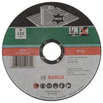 Bosch  WA 60 T BF - Disc taiere metal 125x22.2x1 mm 1 buc