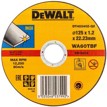 DeWalt  A60TBF - Disc taiere inox 125x22.2x1.2 mm 1 buc