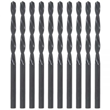 Evotools  678025 - Set burghie metal HSS 3  mm tija cilindrica 10  bucati