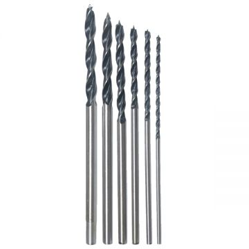 Evotools  678033 - Set burghie lemn cu varf ascutit 6-14  mm tija cilindrica 6 bucati