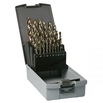 HiKOKI  780699 - Set burghie metal HSS-CO 1-13  mm tija cilindrica 25  bucati