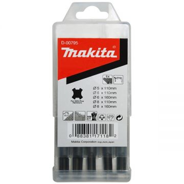 Makita  D-00795 - Set burghie SDS-Plus 5-8  mm 5 bucati