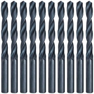 Makita  D-38576 - Set burghie metal HSS-R 3  mm tija cilindrica 10  bucati