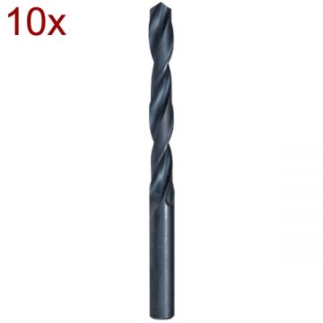 Makita  D-38700 - Set burghie metal HSS-R 8  mm tija cilindrica 10  bucati