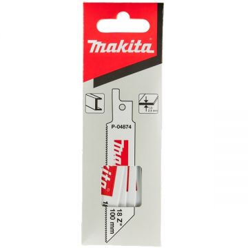 Makita  P-04874 - Set panze fierastrau sabie bimetal 100 mm 18 dinti/inch dantura standard 5 bucati