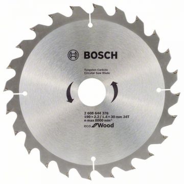 Bosch  Eco for Wood - Panza fierastrau circular lemn 190x30x2.2 mm 24 dinti