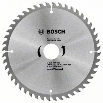 Bosch  Eco for Wood - Panza fierastrau circular lemn 200x32x2.6 mm 48 dinti