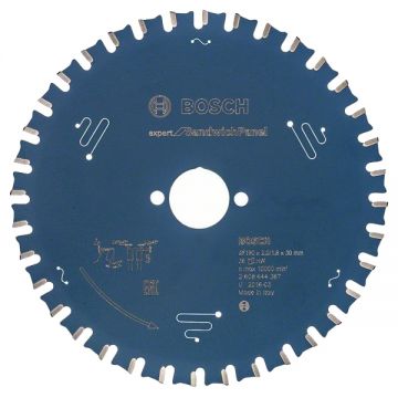 Bosch  Expert for Sandwich Panel - Panza fierastrau circular panouri sandwich 190x30x2 mm 36 dinti