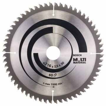Bosch  Multi Material - Panza fierastrau circular multimaterial 216x30x2.5 mm 60 dinti