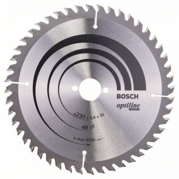 Bosch  Optiline Wood - Panza fierastrau circular lemn 230x30x2.8 mm 48 dinti