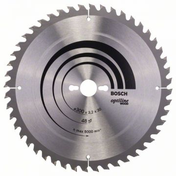 Bosch  Optiline Wood - Panza fierastrau circular lemn 300x30x3.2 mm 48 dinti