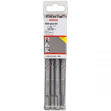 Bosch  Plus-5X - Set burghie SDS-Plus 10  mm 10 bucati beton armat