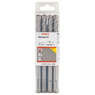 Bosch  Plus-5X - Set burghie SDS-Plus 12  mm 10 bucati beton armat
