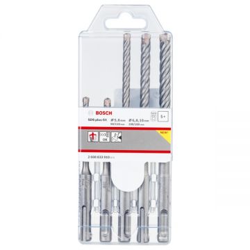 Bosch  Plus-5X - Set burghie SDS-Plus 5-10  mm 5 bucati beton armat