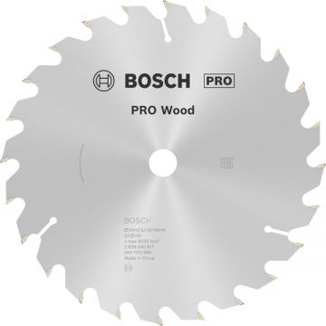 Bosch  PRO Wood - Panza fierastrau circular lemn 184x16x2.6 mm 24 dinti