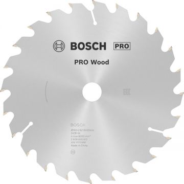 Bosch  PRO Wood - Panza fierastrau circular lemn 190x16x2.6 mm 24 dinti