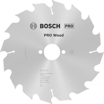 Bosch  PRO Wood - Panza fierastrau circular lemn 190x30x2 mm 16 dinti