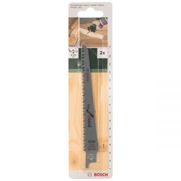 Bosch  S 644 D - Set panze fierastrau sabie HCS 152 mm 6 dinti/inch dantura standard 2 bucati