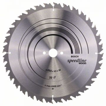 Bosch  Speedline Wood - Panza fierastrau circular lemn 350x30x3.5 mm 32 dinti