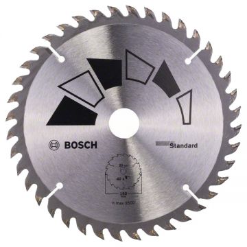 Bosch  STANDARD - Panza fierastrau circular lemn 160x20x- mm 40 dinti