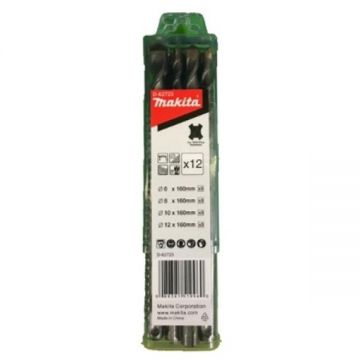 Makita  D-62723 - Set burghie SDS-Plus 6-12  mm 4 bucati