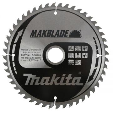 Makita  MAKBLADE - Panza fierastrau circular lemn 216x30x2.4 mm 48 dinti