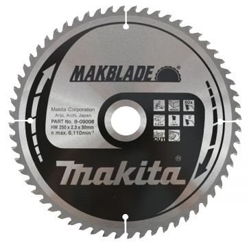 Makita  MAKBLADE - Panza fierastrau circular lemn 250x30x2.3 mm 60 dinti