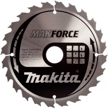 Makita  MAKFORCE - Panza fierastrau circular lemn 165x30x2.4 mm 24 dinti