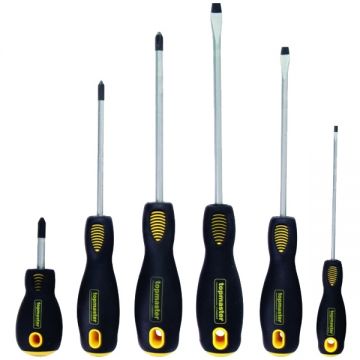 Topmaster  225107 - Set surubelnite cu profil PH si plat 6 bucati