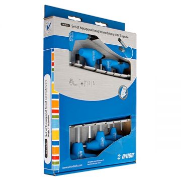 Unior  193HXCS - Set surubelnite cu profil hexagonal 7 bucati