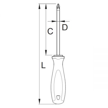 Unior  625TBI - Surubelnita PZ3 150 mm crom vanadiu molibden