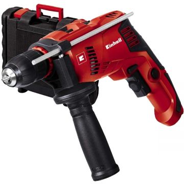 Einhell  TE-ID 500 E - Masina de gaurit cu percutie 550 W mandrina rapida 13 mm valiza plastic