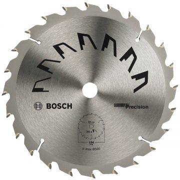 Bosch  PRECISION - Panza fierastrau circular lemn 184x16x2.5 mm 24 dinti
