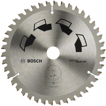 Bosch  SPECIAL - Panza fierastrau circular lemn 160x20/16x2.5 mm 42 dinti