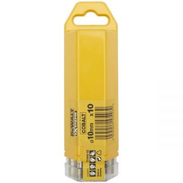 DeWalt  DT4942 - Set burghie metal HSS-CO 10  mm tija cilindrica 10  bucati