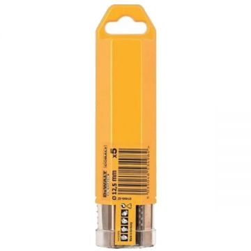 DeWalt  DT4948 - Set burghie metal HSS-CO 12.5  mm tija cilindrica 5  bucati