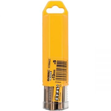 DeWalt  DT4949 - Set burghie metal HSS-CO 13  mm tija cilindrica 5  bucati